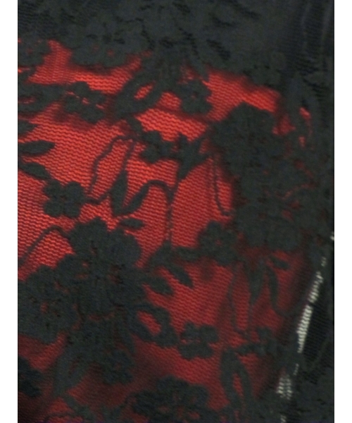 Ażurowa czarna narzutka XXL kimono ze ściągaczem